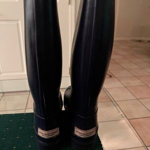 Navy Blue Vineyard Vines Rain Boots